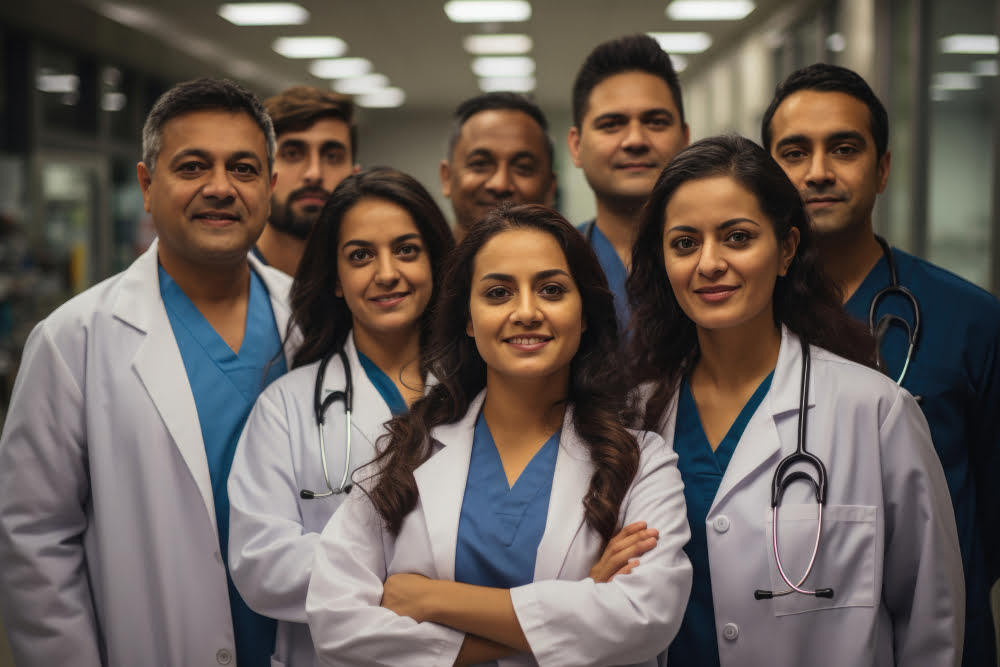 Group of doctors