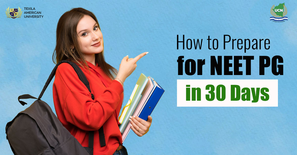 How to Prepare for NEET PG in 30 Days