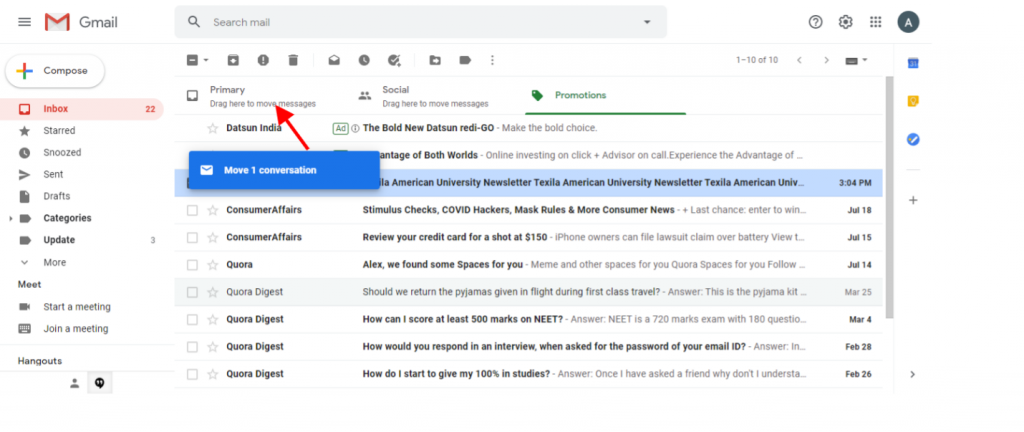 gmail white list