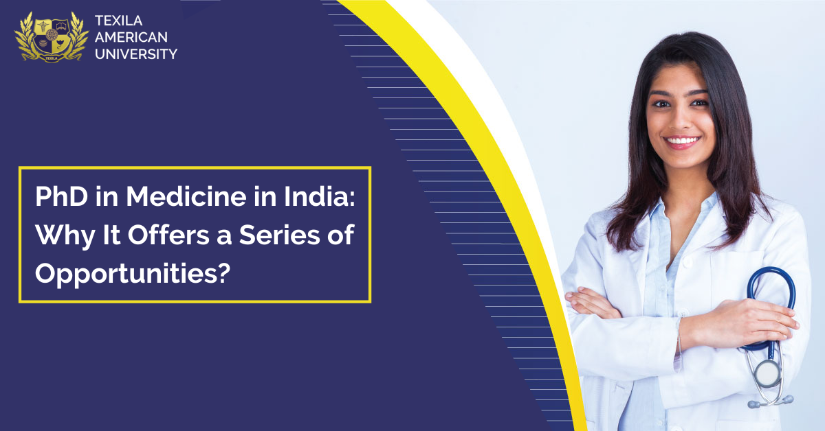Opportunities doing PhD in Medicine in India
