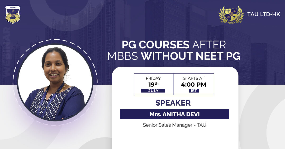 PG courses after MBBS without NEET PG-Webinar